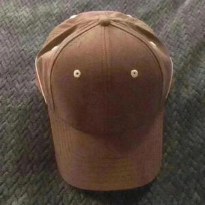 Chocolate‎ Brown Adjustable baseball Cap